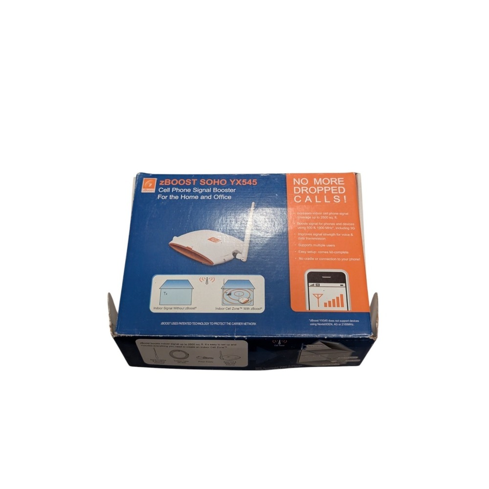 zBOOST SOHO YX545 Home & Office Cell Phone Signal Booster (Read Below)
